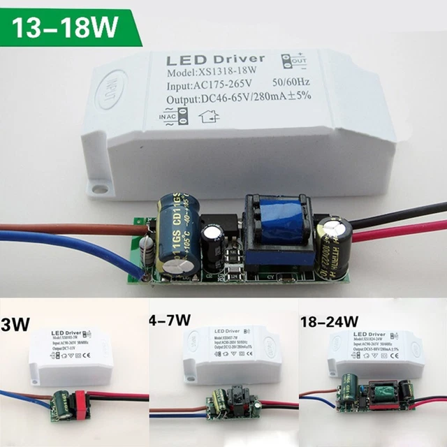 TRASFORMATORE DRIVER LED per sostituire luci LED AC90 ~265V qualità ...