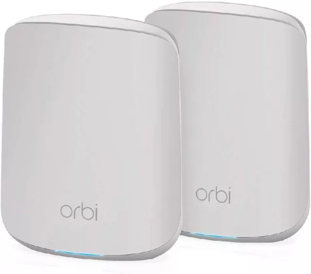 NETGEAR Orbi Mesh WiFi 6 RBK352, Router WiFi 6 e 1 extender mesh, WiFi 6 Veloce