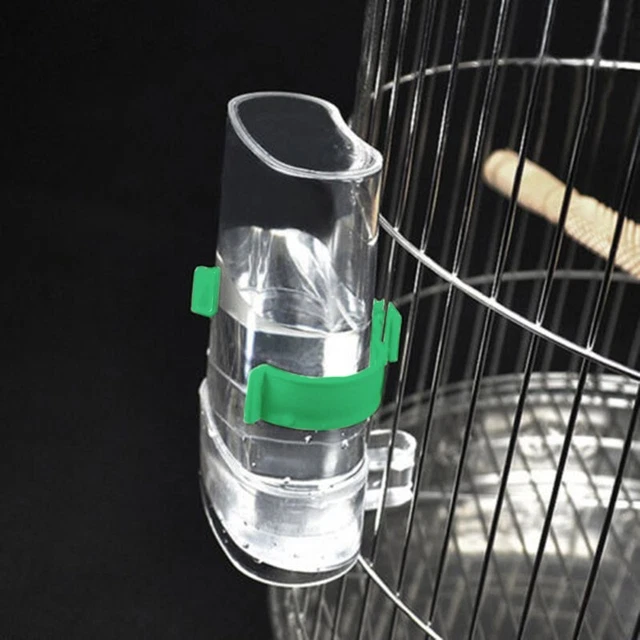 1 pz Alimentatore automatico bottiglia d'acqua bevitore per uccellini appeso in