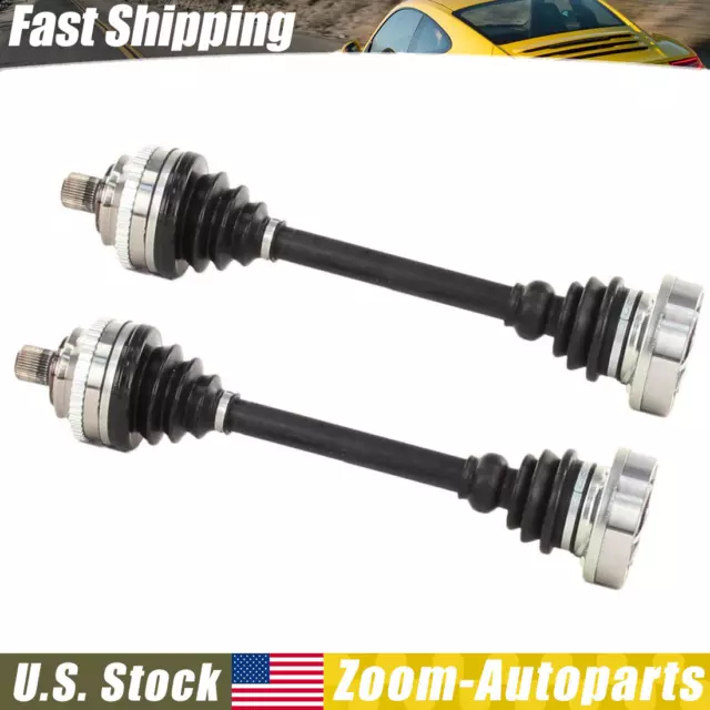 Front CV Axle Shaft For 1992-96 1997 1998 1999 2000 VW EuroVan Manual Trans. 2PC