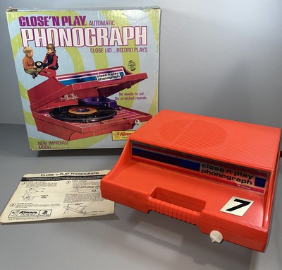 Vintage Chad Valley 1960s Orange Record Player Close N Play Spare And Repair 12 99 Picclick Uk