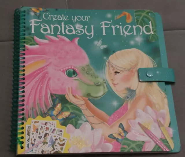 Depesche 💙 Top Model Create your Fantasy Friend Malbuch Buch inkl Sticker💙 RAR