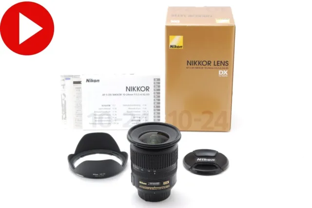 Video [MINT/Box] Nikon AF-S 10-24mm f/3.5-4.5 G ED DX Wide ZOOM Lens From JAPAN