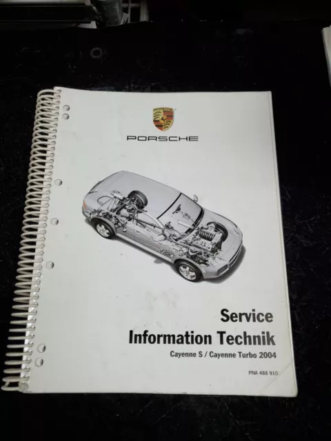 2004 Porsche Cayenne S Cayenne Turbo Service Information Technik