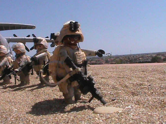 Figurine Playmobil Personnalisée – US Division Cavalerie – SIRIA 2017 – Pièce Unique