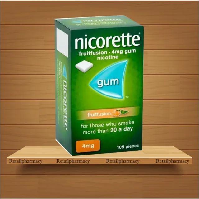 Nicorette Fruitfusion 4mg Goma Pack De 105 Compra Con Unidad 1 2 3 6 10 Exp =