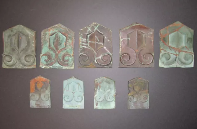 Antique Chicago World's Fair Palace Of Fine Arts Architectural Copper Artifacts