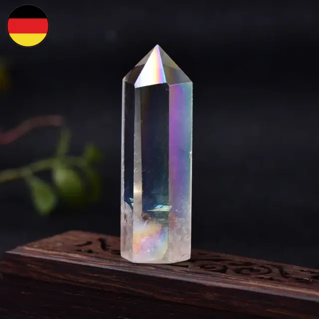 1Pc Natürliche Aura Klar Quarz Kristall Punkt Zauberstab Heils Tein Energie Quar