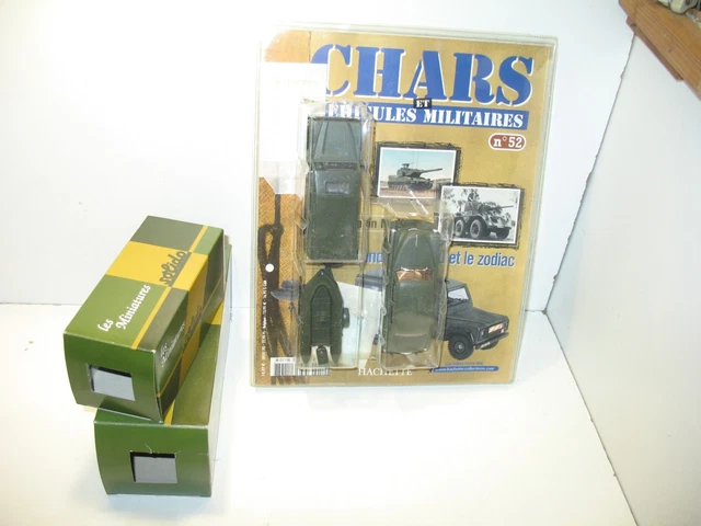Véhicules militaires n°52 – Land Rover 110 et zodiac – Solido