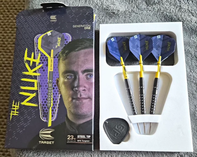 TARGET LUKE LITTLER Nuke Generation One 23g Steel Tip Dart Set