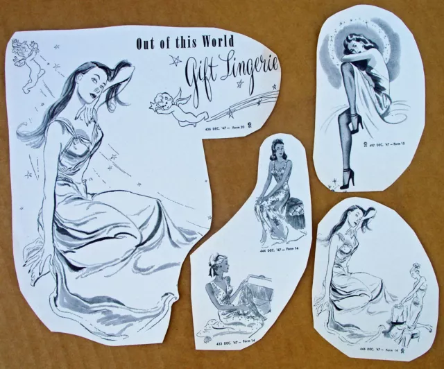 Gift Lingerie Ad Cuts               Dec. 1947             Stamps-Conhaim Company