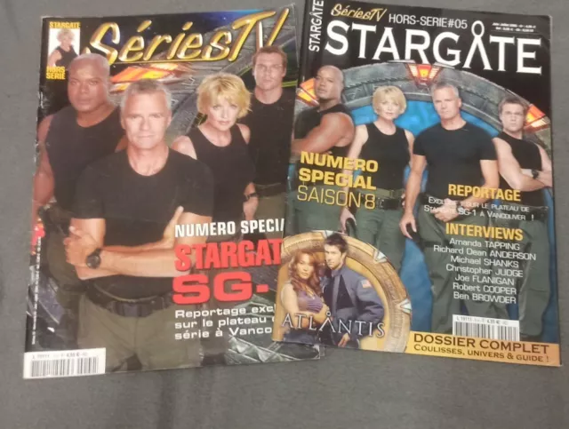 STARGATE SG1 - 2 Fan Magazine Aus Frankreich