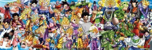 Ensky 950-teiliges Puzzle DRAGONBALLZ CHRONICLESII 34x102cm
