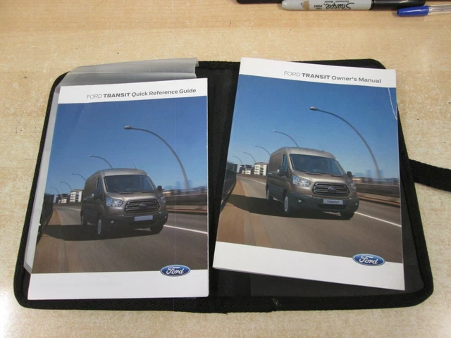 Ford Style Guide FORD TRANSIT Handbook Pack Owners Manual 2014-2018 Our Ref R11 £9.00 ...