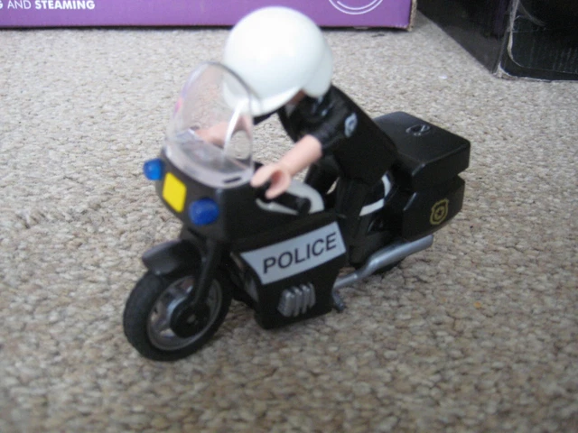 playmobil police motorbike