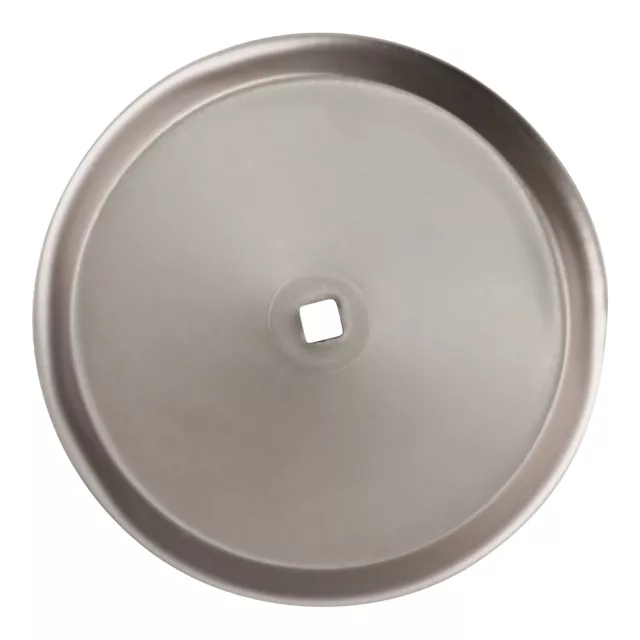 Brixwell 900-10221SNK Metal Round Closet Knob Backplate Satin Nickel 2-3/4"