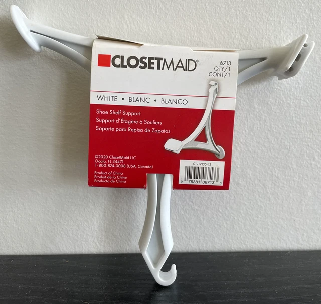 ClosetMaid 6713 5.5 in. Shoe Shelf Support Bracket Closet Shelving 5.5"