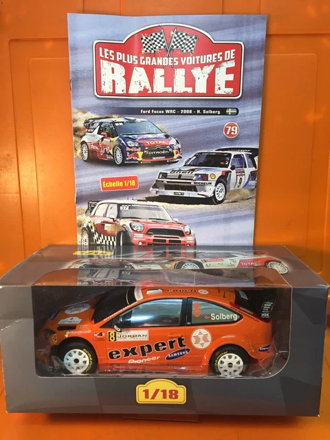 1/18 SUNSTAR FORD FOCUS RS WRC08 # 6 SOLBERG RALLY MEXICO 2010 LIMITED EDITION