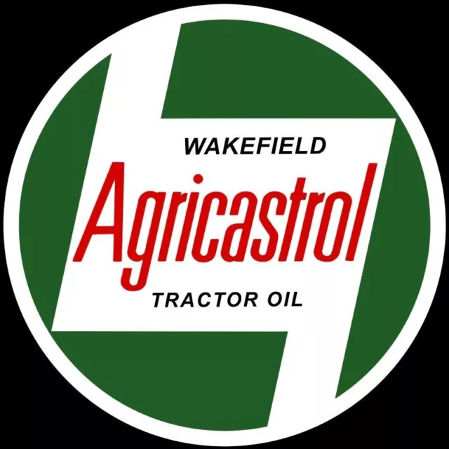 Wakefield Agricastrol Tractor Oil NEW Sign 42" Round USA STEEL 17 Lbs!