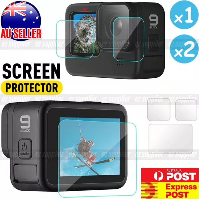 Glass for GoPro Hero 9 10 Black Tempered Glass Screen Protector Lens  Protection