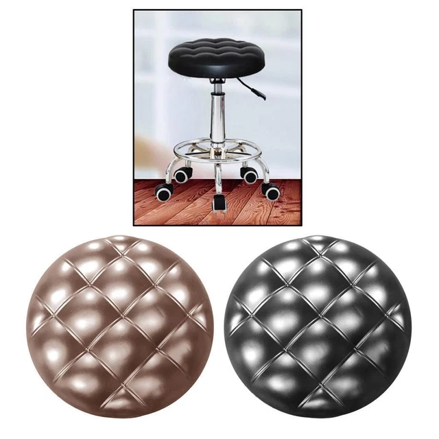 2pcs Housse de Chaise Dia. Dessus de Siège Rond de Remplacement pour Tabouret