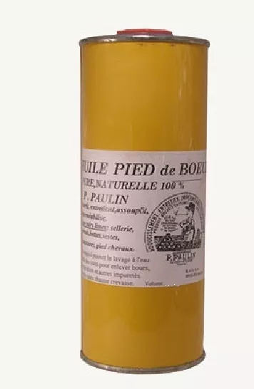 Auténtico Aceite De Buey 100% Pura Paulin 0.5L Nutre Cuero Desseche