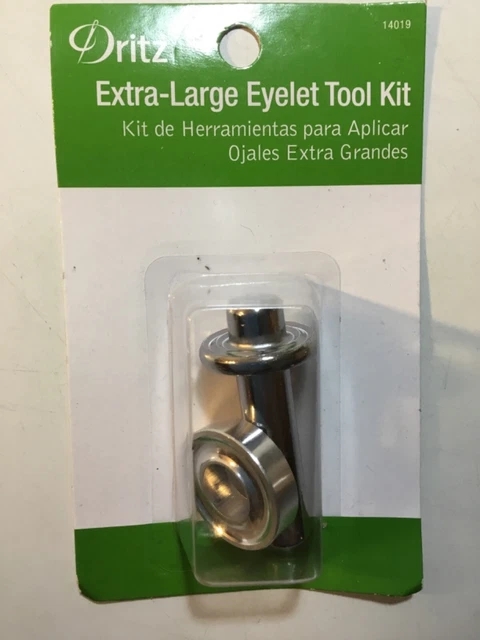 Herramienta de ojales extra grandes Dritz para aplicar ojales de 7/16 pulgadas #14019