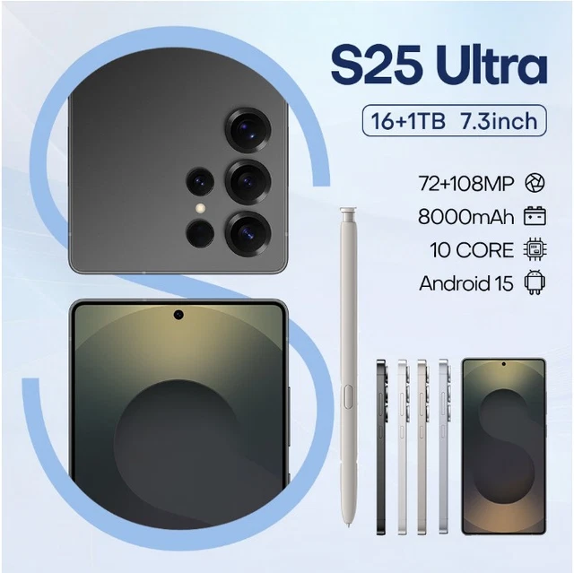 NEW S25 ULTRA 5G Smartphone 7.3