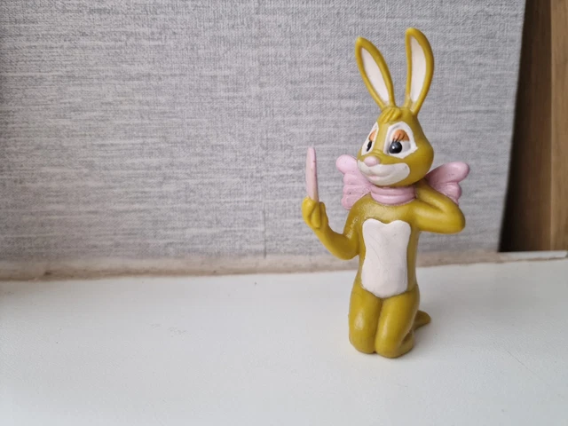 VINTAGE 1994 CADBURY Caramel Bunny PVC Figure Collectible With