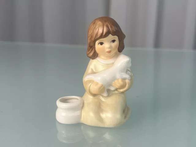 Goebel Figure Porcelain Angel Candle Holders 7,5 Cm. 1 Choice. Top Condition