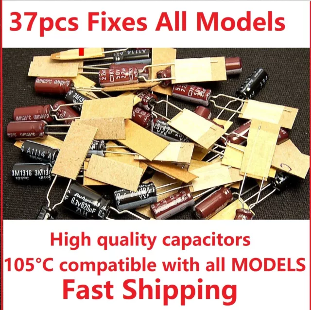 Fixes All Models Sega Game Gear Capacitor Replacement Kit / no sound Dim Screen