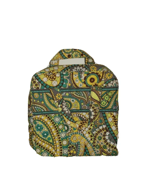 Vera Bradley Lemon Parfait Tech Organizer Cosmetic Bag Travel Case