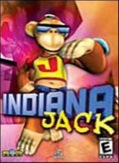 Indiana Jack PC CD monkey 3D action battle  evil enemies romp adventure game!