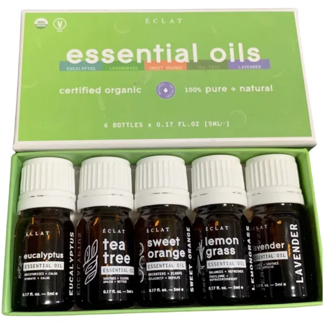 Essential Oils Set 5 x 5ml, Pure Oil for Aromatherapy,Skin & Hair Care