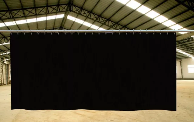 New Curtain/Stage Backdrop/Partition 11 H x 30 W, Non-FR, Custom Sizes Available