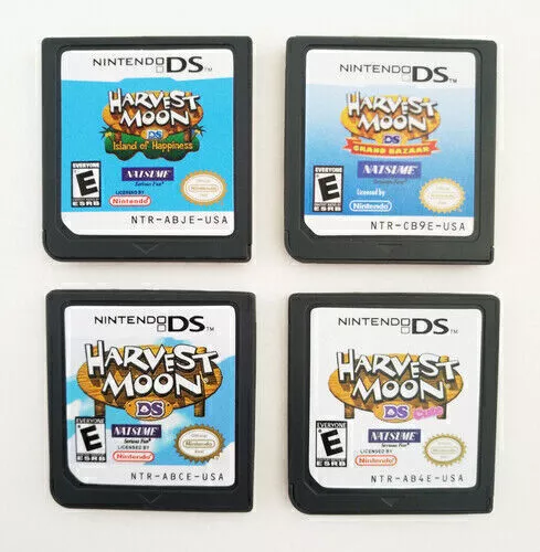 Harvest Moon DS/Cute/Island of Happiness/Grand Bazaar Game Card For Nintendo 3DS