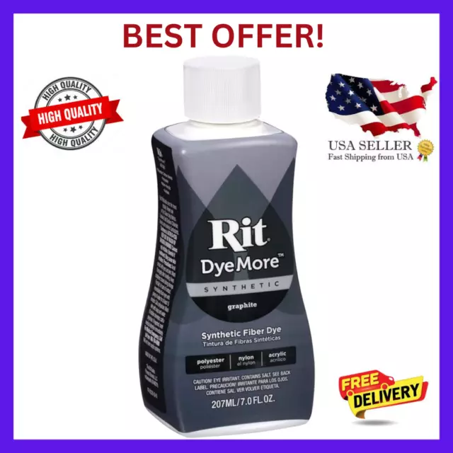 Rit DyeMore Liquid Synthetic 7oz - Polyester, Acrylic, Acetate, Nylon and More