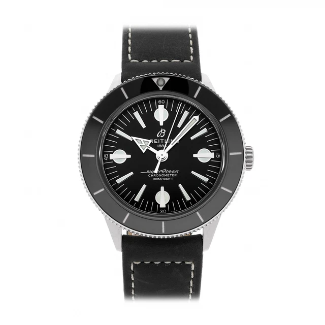 Breitling Superocean Heritage II – Orologio Uomo Automatico Cronometro – Quadrante Nero, Modello UB2010121B1S1