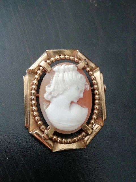 BROCHE CAMEE FEMME En Porcelaine De Limoges EUR 12,00 - FR