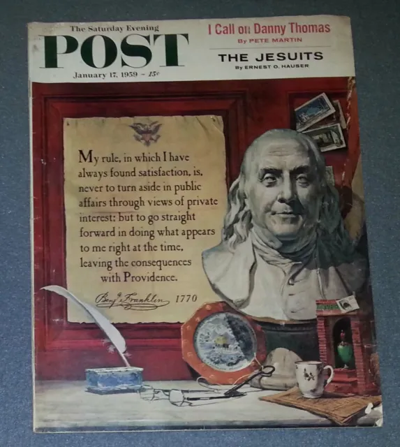 The Saturday Evening Post - January 17, 1959 I Call on Danny Thomas