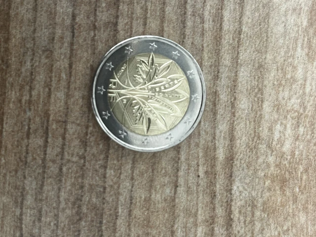 Piece 2 Euro 2022 Liberte Egalite Fraternite PIÈCE 2 EUROS rare - France 2022 RF LIBERTE EGALITE FRATERNITE - Arbre