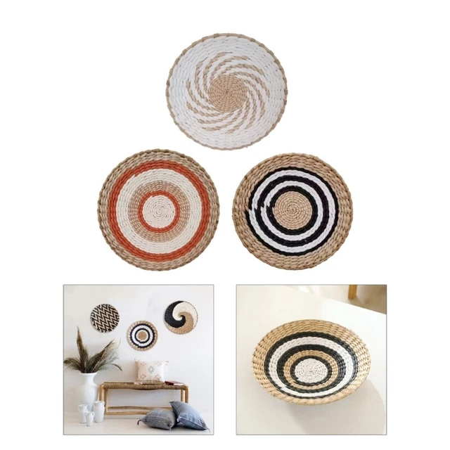 Wall Decoration Rattan Grass Weaving For Home Decor Bedroom Background Decors 2