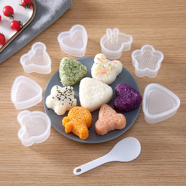 Sushi Maker Mold Rice Ball Food Press Kitchen Gadget Sandwich Nori Onigiri Mold[