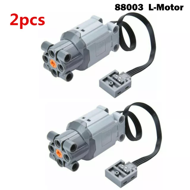 2x 88003 Electric Power Functions L-Motor Building Block Technic Part Spielzeug