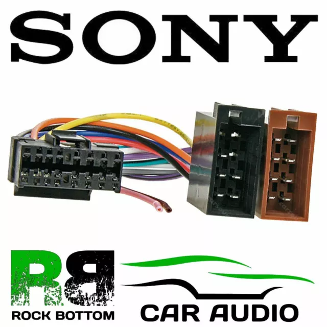 SONY MDX SERIES Car Radio Stereo 16 Pin Wiring Harness Loom ISO Connector Lead