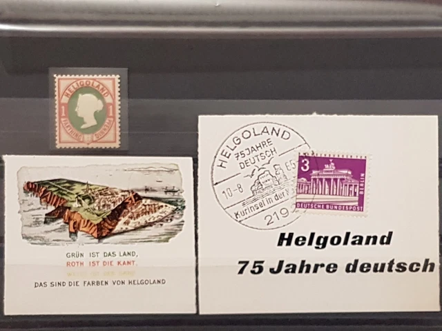 Briefmarken Helgoland.