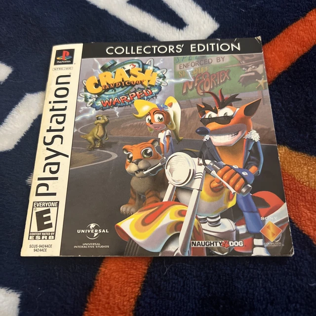 CRASH BANDICOOT 3 Warped Collector’s Edition (PlayStation 1, 1998