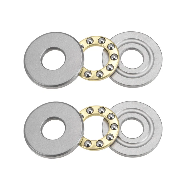 F8-22m Miniature Spinta Sfera Cuscinetti 8mmx22mmx7mm per Acciaio Cromato 2 Pz
