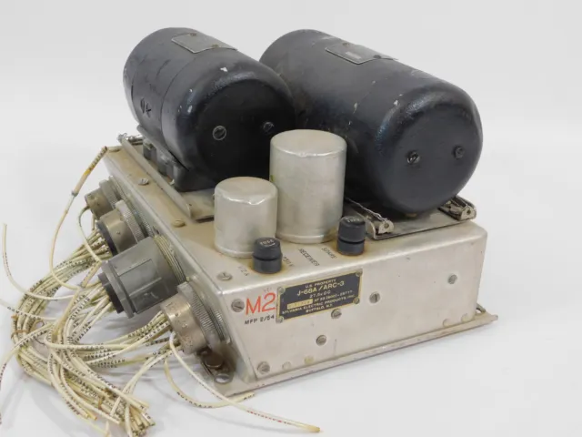 Sylvania J-68A ARC-3 Military Radio Dynamotor Power Junction Box Supply