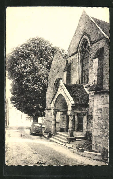 CPA Bethisy-Saint-Martin, Portail de l´Eglise, Monument Classe